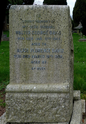 The Davis memorial